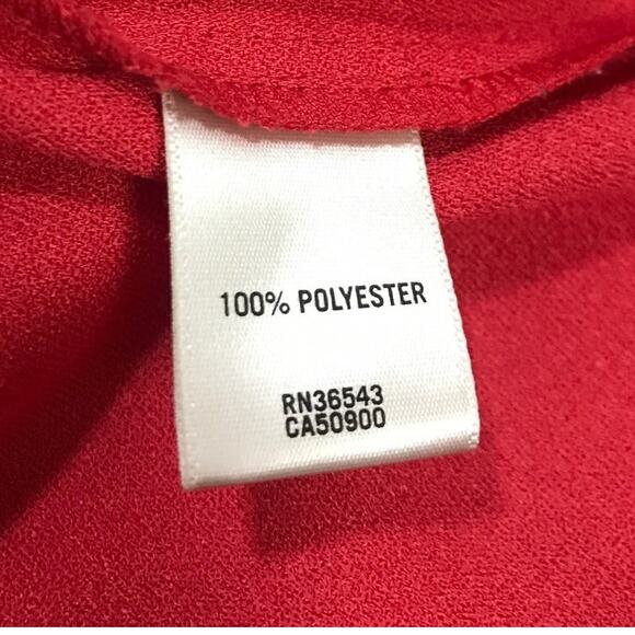 Van Heusen Red Scoop Neck Tank Top XXL - Picture 4 of 5